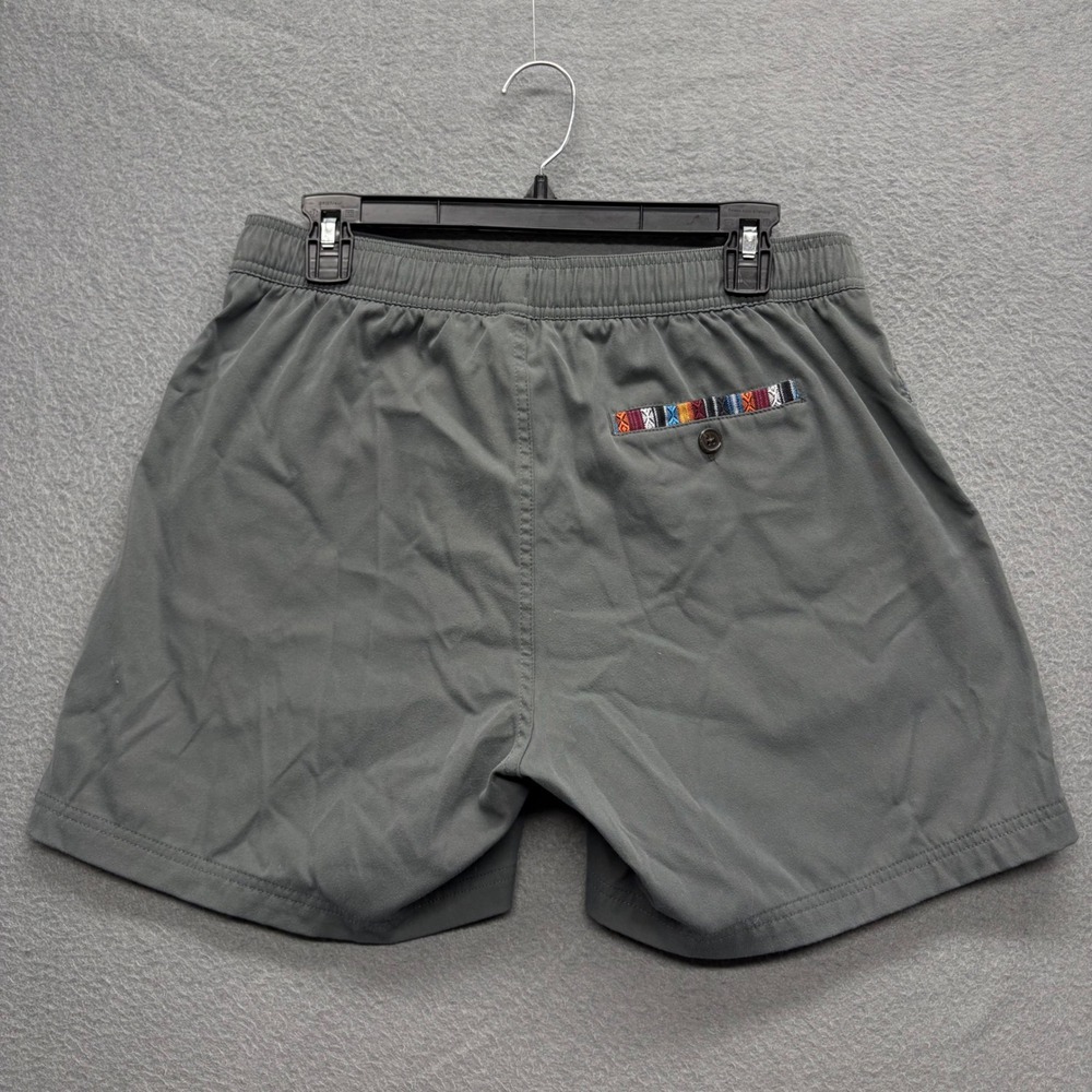Wowie Shorts Mens L Grey Drawstring Elastic Waist Performance Activewear 5" - Picture 2 of 6